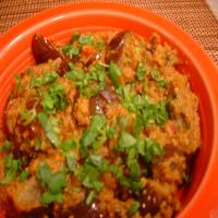 South Indian Eggplant (Aubergine) Curry_image