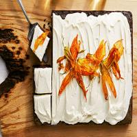 Chocolate-Zucchini Sheet Cake with Cream-Cheese Frosting image