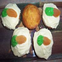 Carrot Cake Muffins With Cream Cheese Icing and Carrot_image