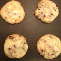 Cranberry Lime Pistachio Shortbread Cookies image