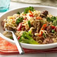 Asian Beef and Noodles image