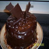 Chocolate Chocolate Pudding Cake with Chocolate Ganache_image