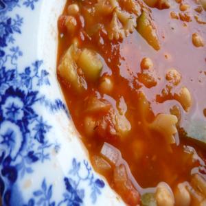 Chickpea and Pasta Soup image