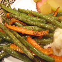 Roasted Maple Mustard Green Beans image