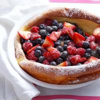 Berry-Topped Puff Pancake image