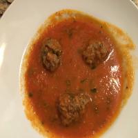 Belgian Tomato Meatball Soup (Tomatensoep Met Ballekes) image