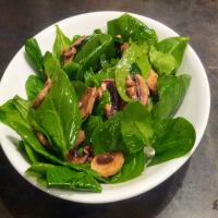 Fresh Mushroom and Spinach Salad_image