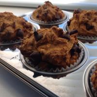 Low-Fat Vegan Pumpkin Chocolate Chip Muffins_image