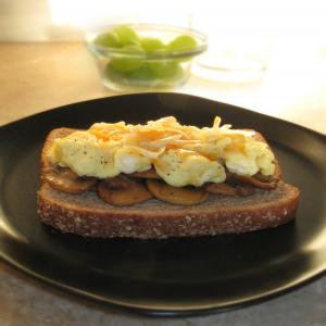 Mushrooms & Scrambled Eggs on Toast image