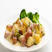 Skinny Ham and Potato Casserole image