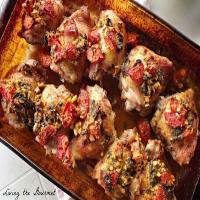 Baked Chicken with Fresh Tomatoes and Basil_image