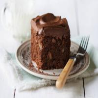 Brownie Nut Cake with Chocolate Cream Cheese Frosting image