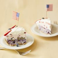 Red, White, and Blue Ice Cream Pie image
