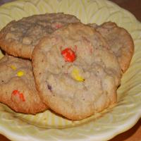 Reese's Mini Pieces Oatmeal Cookies image