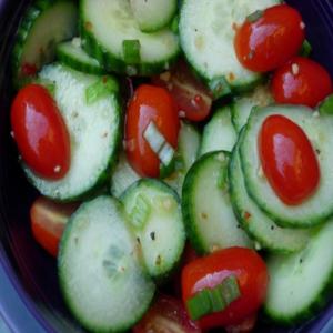 Fresh Tomato And Cucumber Salad image