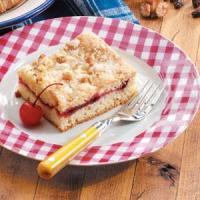 Cherry Coffee Cake with Walnut Topping_image