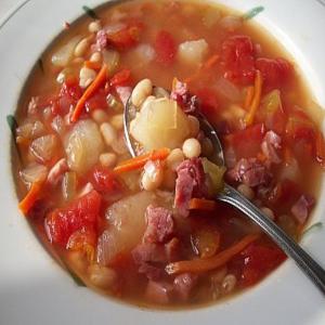 Kathy's Ham and Bean Soup image