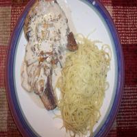 Pork Chop Saute With Caramelized Onions and Balsamic Dijon Cream image