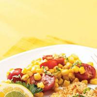 Sauteed Corn with Tomatoes & Basil image