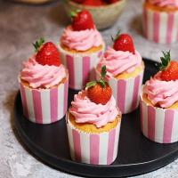 Strawberry cupcakes image