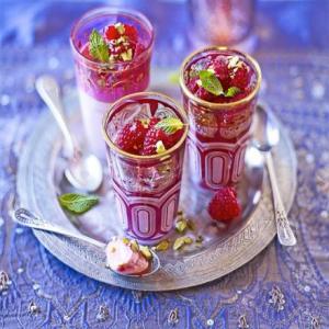 Rose cream & raspberry jellies image