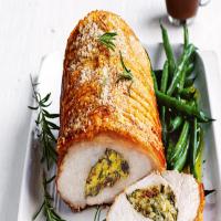 Roast pork with date and herb stuffing_image