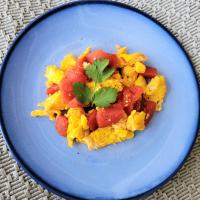 Scrambled Eggs and Tomatoes image