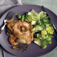 Turkey Cutlets with Rosemary and Shallots image