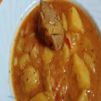 Pork Stew with Potatoes and Green Beans_image