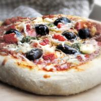 Loaded Greek Topping Pizza_image