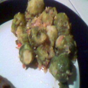 Brussels Sprouts in Onion/Mustard Sauce_image