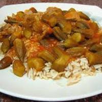 Bamya Bil Lahme (Egyptian Okra Meat Stew)_image