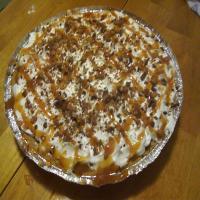 Caramel Drizzled Butterscotch Toffee Crunch Pie image