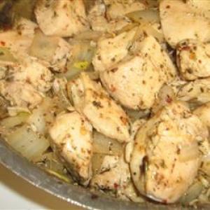 Chicken and Herbs in White Wine_image