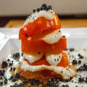 Tomato & Mozzarella with Balsamic Pearls_image