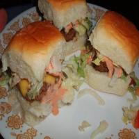 Mini Sliders Burgers and Special Sauce_image