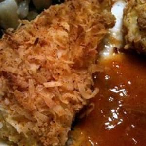 Coconut Tilapia with Apricot Dipping Sauce_image