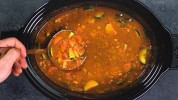 slow-cooker-vegetable-turkey-soup image
