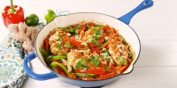 best-thai-peanut-skillet-chicken-recipe-delish image