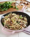 recipe-easy-mushroom-and-garlic-spaghetti-kitchn image