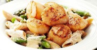 scallop-and-asparagus-alfredo-better-homes-gardens image