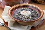 spicy-black-bean-soup-recipe-with-ham-and-garlic image