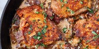 keto-bacon-chicken-thighs-with-garlic-cream-sauce image