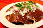 enfrijoladas-recipe-corn-tortillas-dipped-in-bean-sauce image