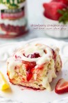 strawberry-cinnamon-rolls-with-lemon-cream-cheese-glaze image