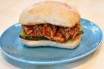 slow-cooker-pulled-barbecue-chicken-sandwiches image