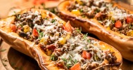ground-beef-stuffed-squash-so-delicious image