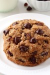 chewy-whole-wheat-oatmeal-raisin-cookies image