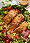 salmon-salad-with-asian-ginger-sesame-dressing image