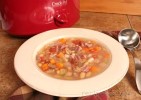 slow-cooker-white-bean-and-ham-soup image